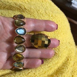 Beautiful set bracelet and ring